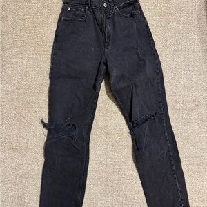 Abercrombie & Fitch - 90s Straight Ultra High Rise Curve Love Jeans